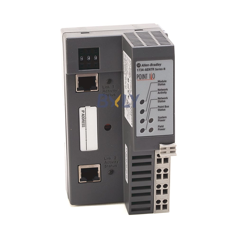 Allen Bradley Rockwell 1734-AENTR AB POINT I/O Dual Port Network Adaptor Module