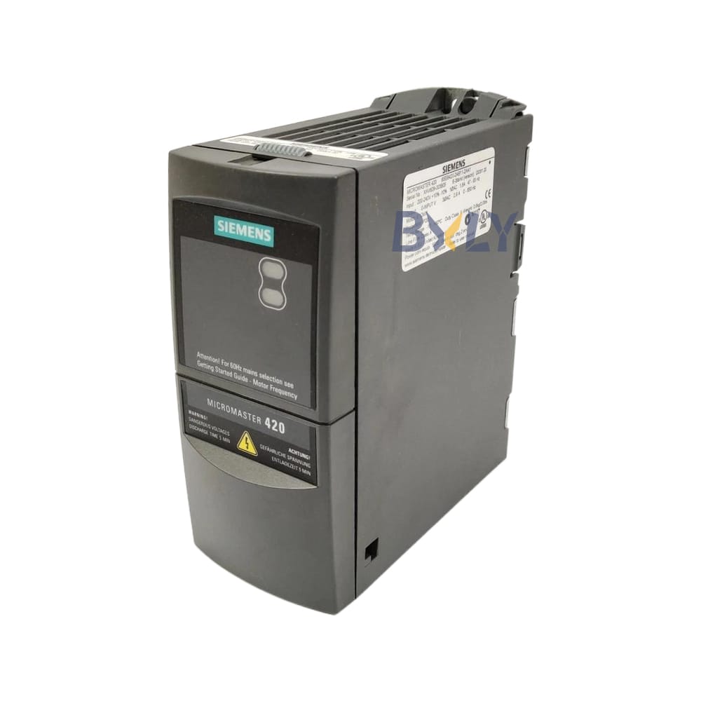 Siemens 6SE6420-2AB11-2AA1 Micromaster 420 AC Drive VFD without AOP/BOP