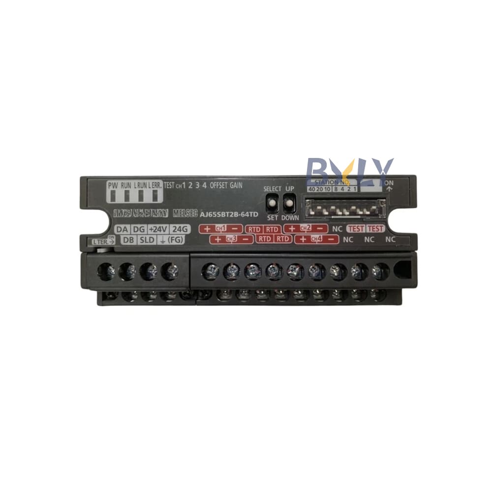 Mitsubishi AJ65SBT2B-64TD Melsec A Series Thermocouple Analog Remote Input Unit Module PLC Programmable Logic Controller