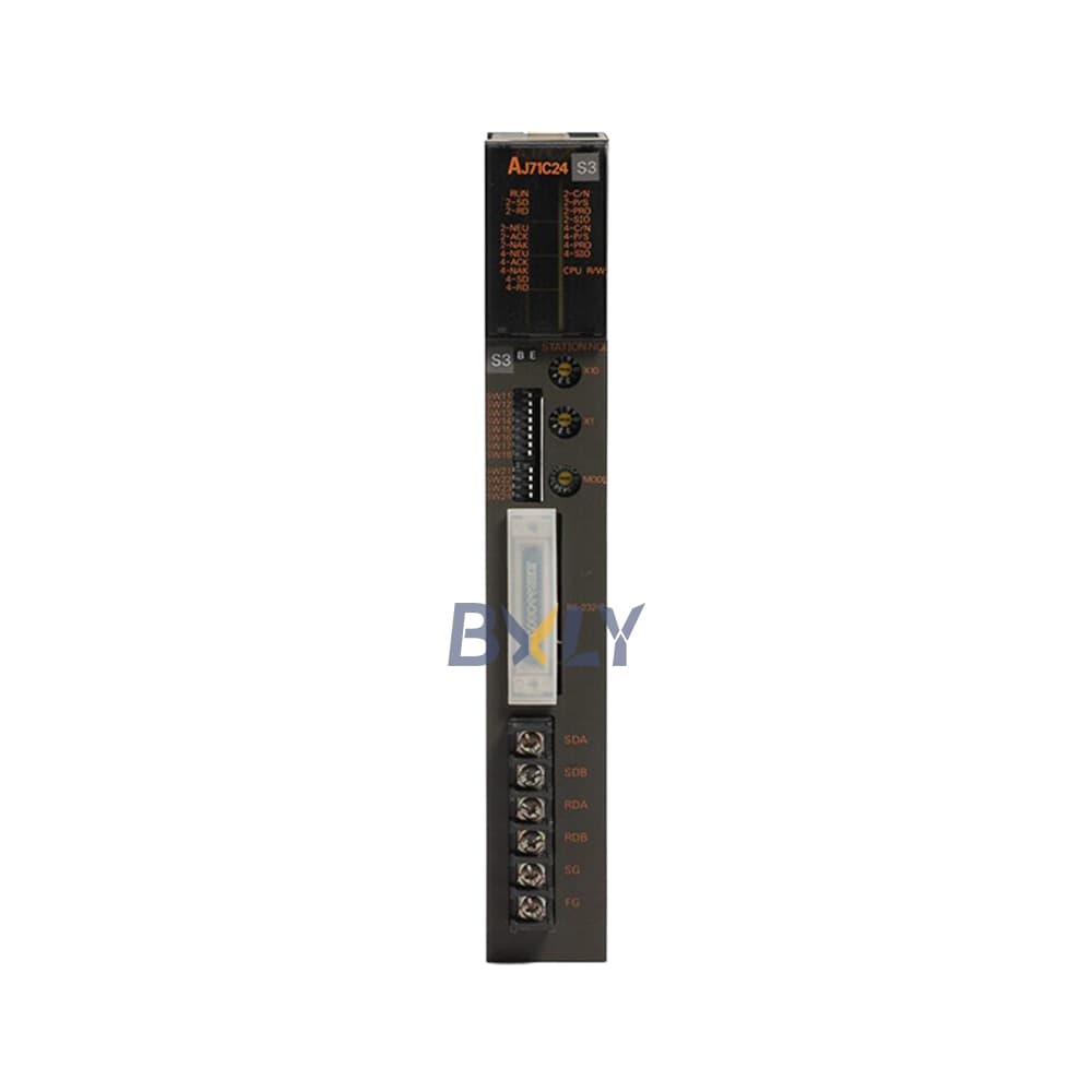 Mitsubishi AJ71C24-S3 Multidrop Data Link Module PLC Programmable Logic Controller