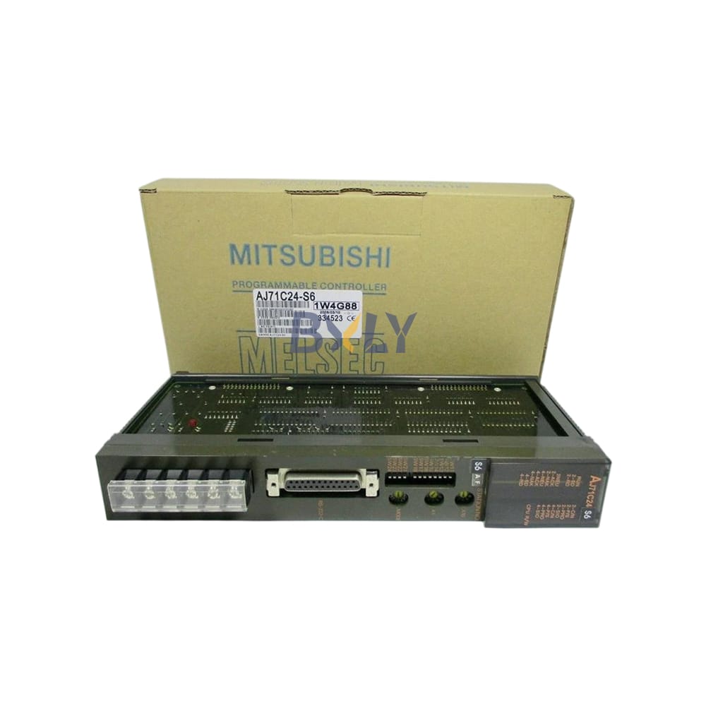 Mitsubishi AJ71C24-S6 Computer Link Module PLC Programmable Logic Controller