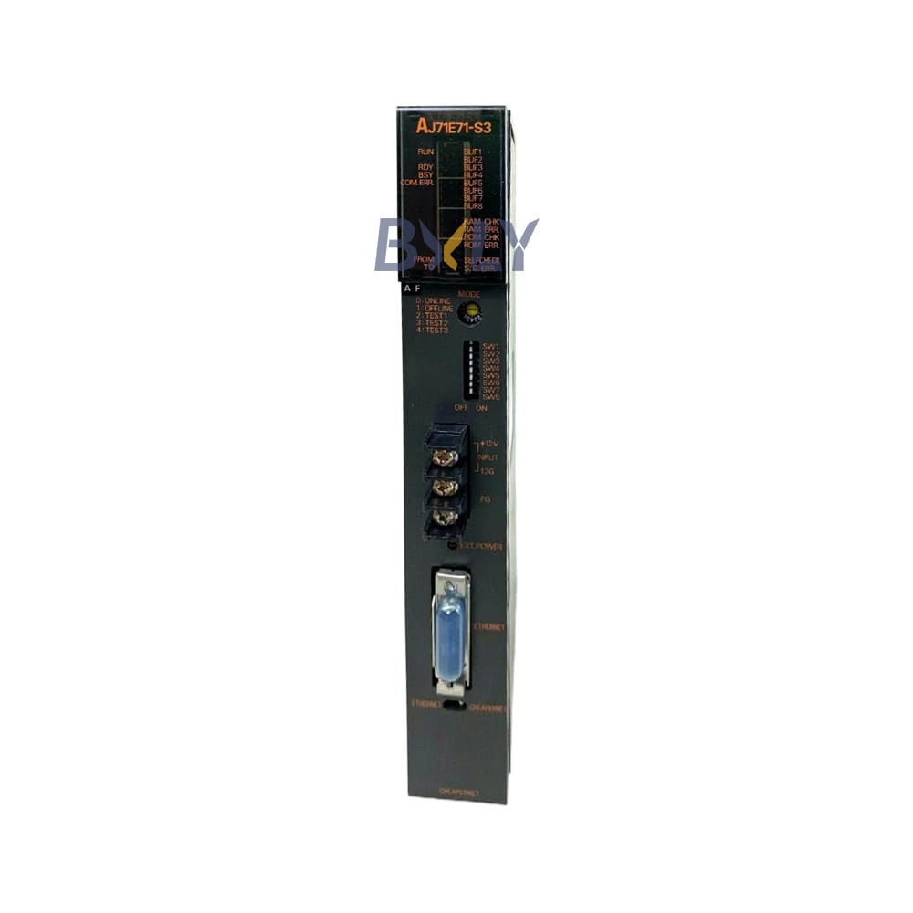 Mitsubishi AJ71E71-S3 Ethernet Interface Module PLC Programmable Logic Controller