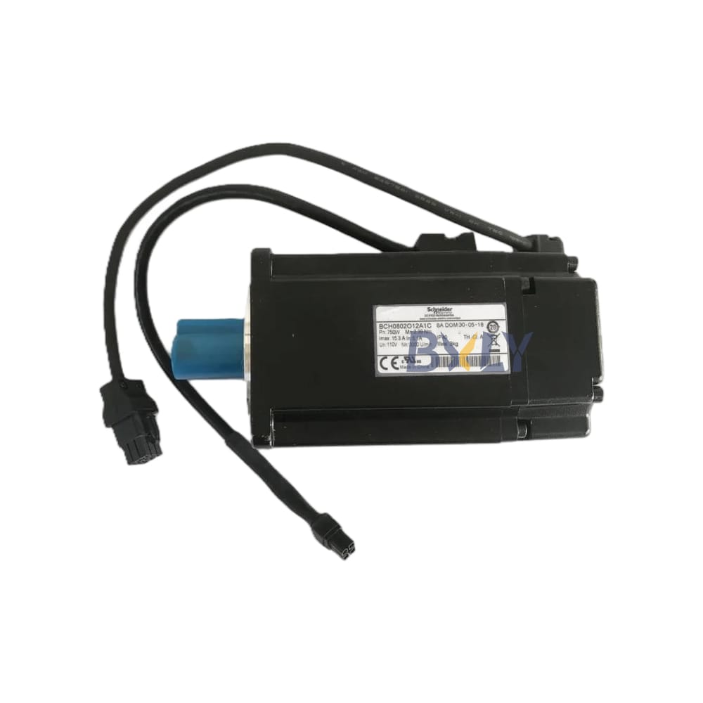Schneider BCH0802O12A1C Servo Motor BCH No Oil Seal w Key 20-bit Encoder w/o Brake-Straight Con