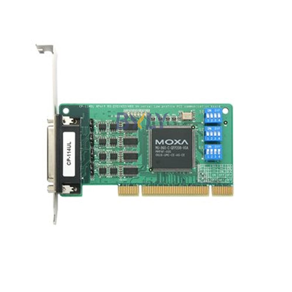 Moxa CP-114UL 4-port RS-232/422/485 Universal PCI Serial Board with Optical 2KV Isolation
