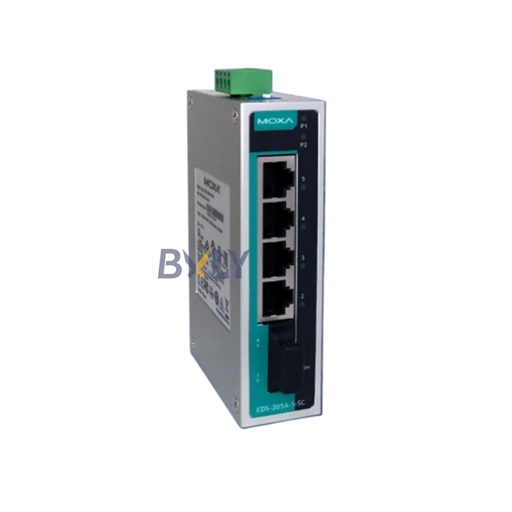 Moxa EDS-205A-S-SC Unmanaged Ethernet Switch Module with 4 10/100BaseT(X) Ports