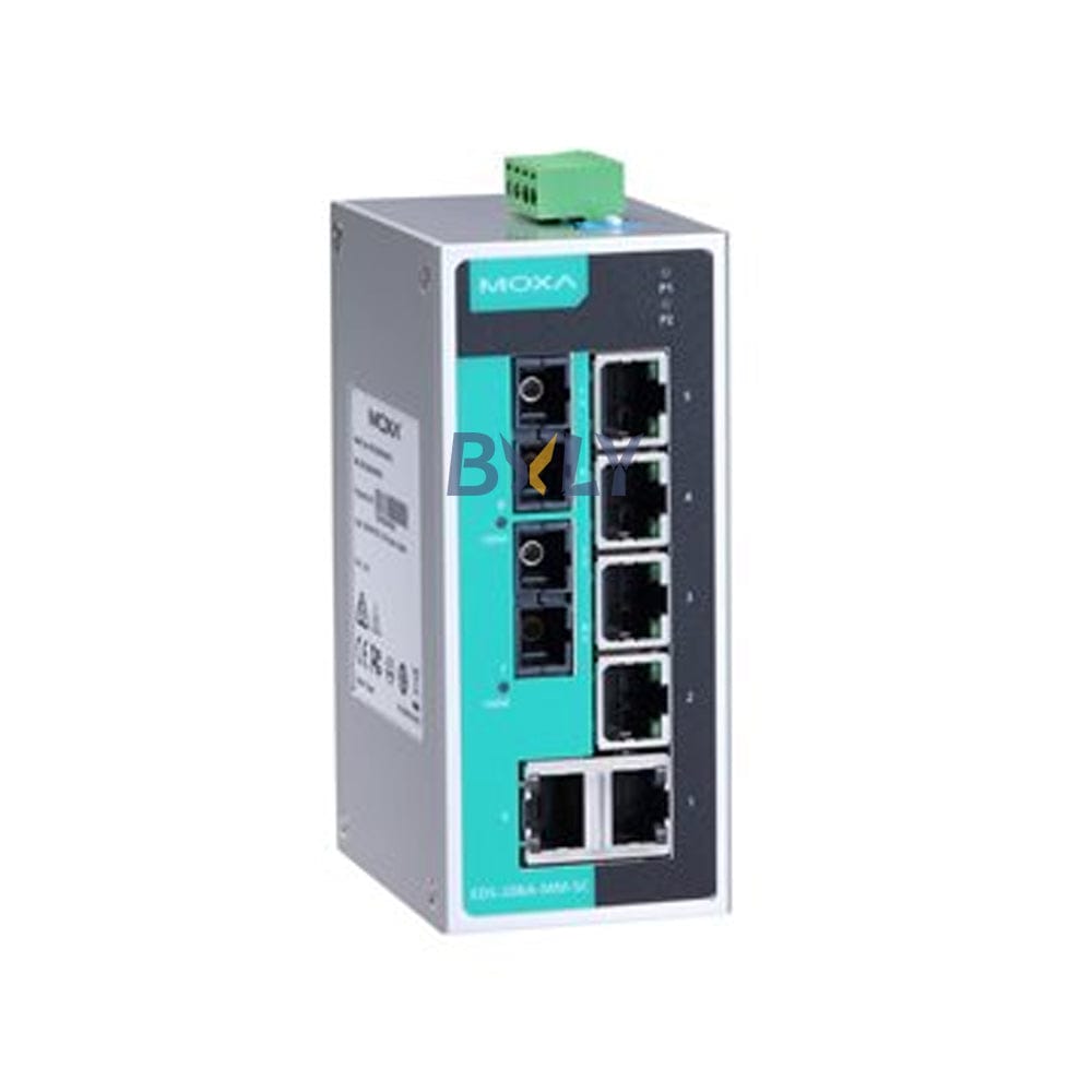 Moxa EDS-208A-MM-SC-T Unmanaged Ethernet Switch Module with 6 10/100BaseT(X) Ports