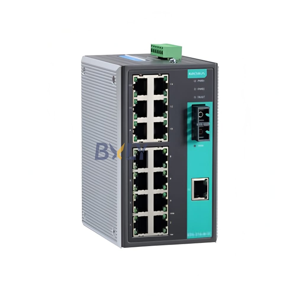 Moxa EDS-316-S-SC Unmanaged Ethernet Switch Module with 15 10/100BaseT(X) Ports