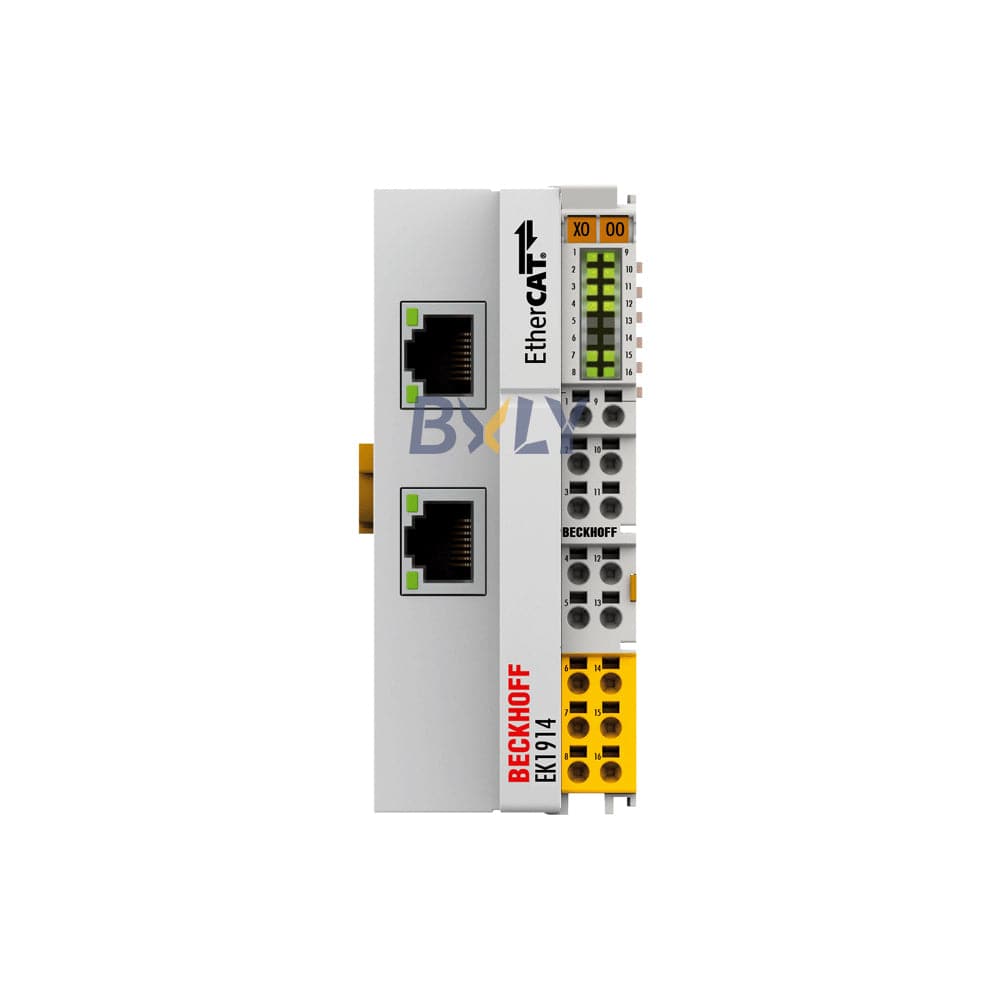 Beckhoff EK1914 EtherCAT Coupler Module with Integrated Digital Standard and Safety I/Os