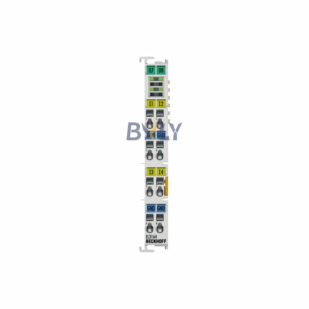 Beckhoff EL3164 EtherCAT Terminal, 4-Channel Analog Input Module