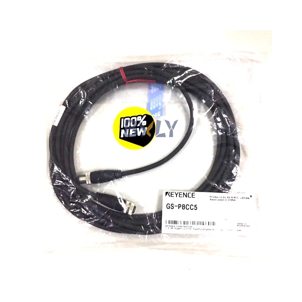 Keyence GS-P8CC5 M12 Connector Extension Cable