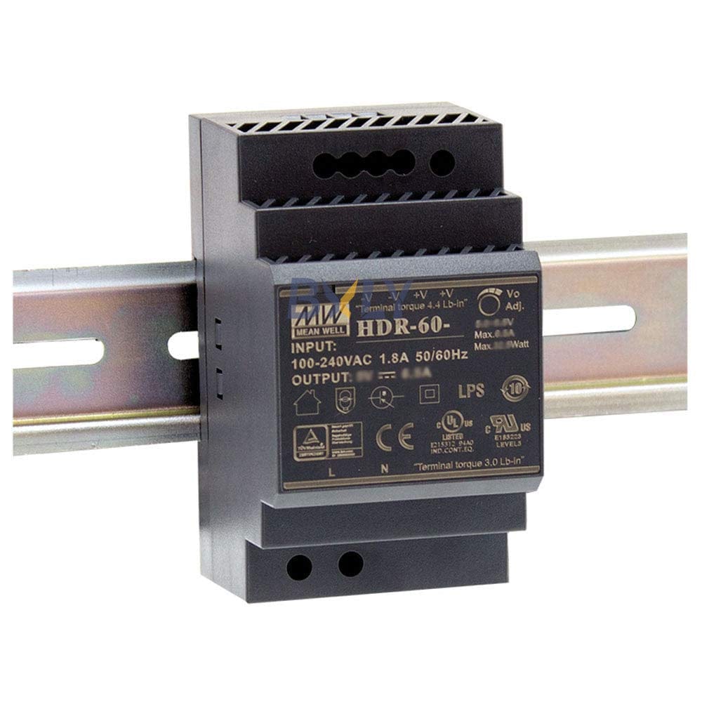 MEAN WELL HDR-60-24 DIN-rail Power Supplies Module