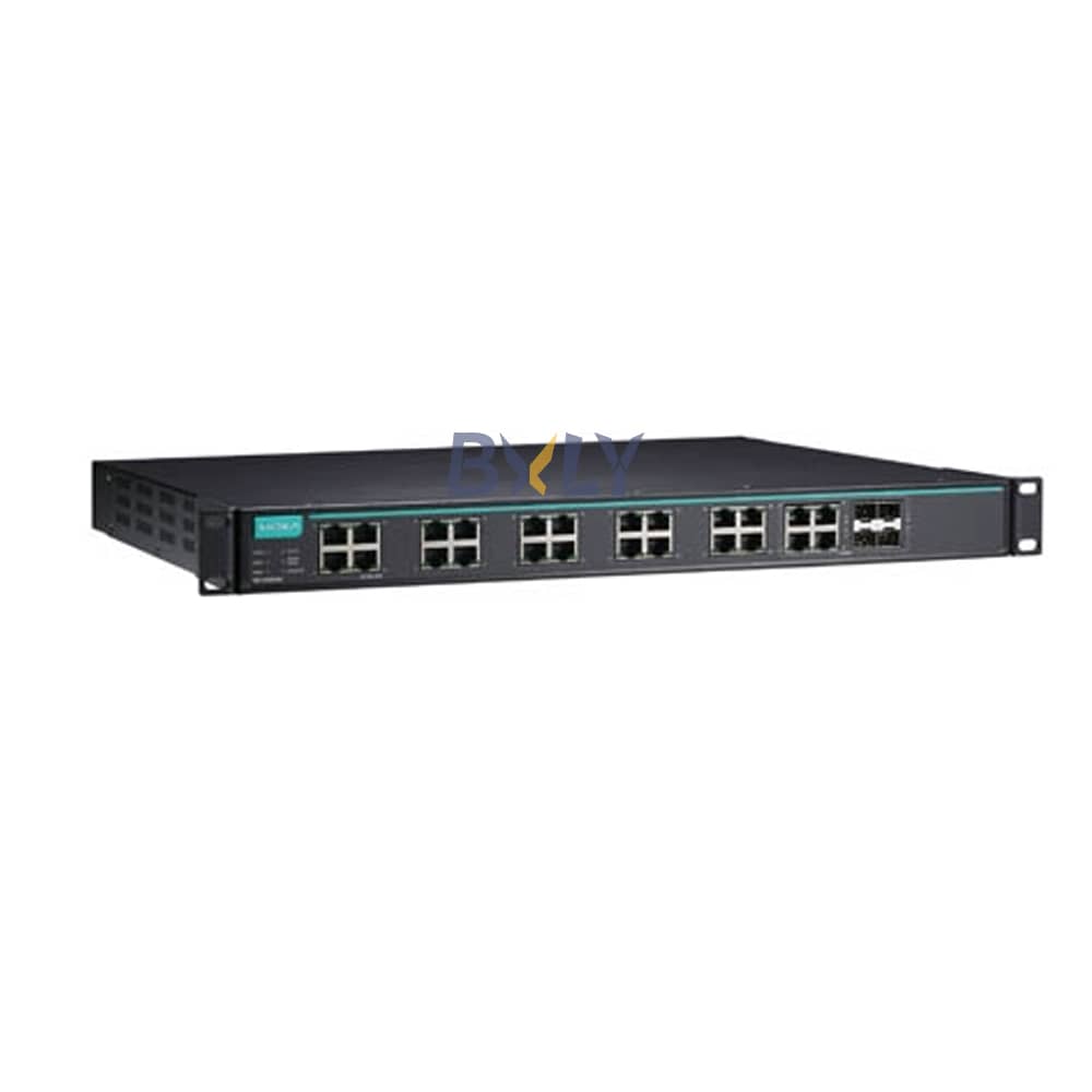 Moxa IKS-G6824A-8GSFP-4GTXSFP-HV-HV V1.0 Layer 3 Full Gigabit Managed Ethernet Switch Module with 12 10/100/1000BaseT(X) Ports