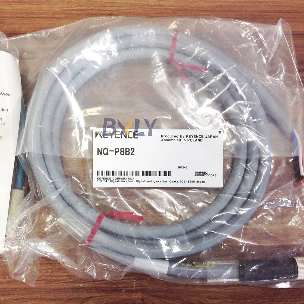 Keyence NQ-P8B2 M12 Female-Loose Wire Power Supply Cable 2M