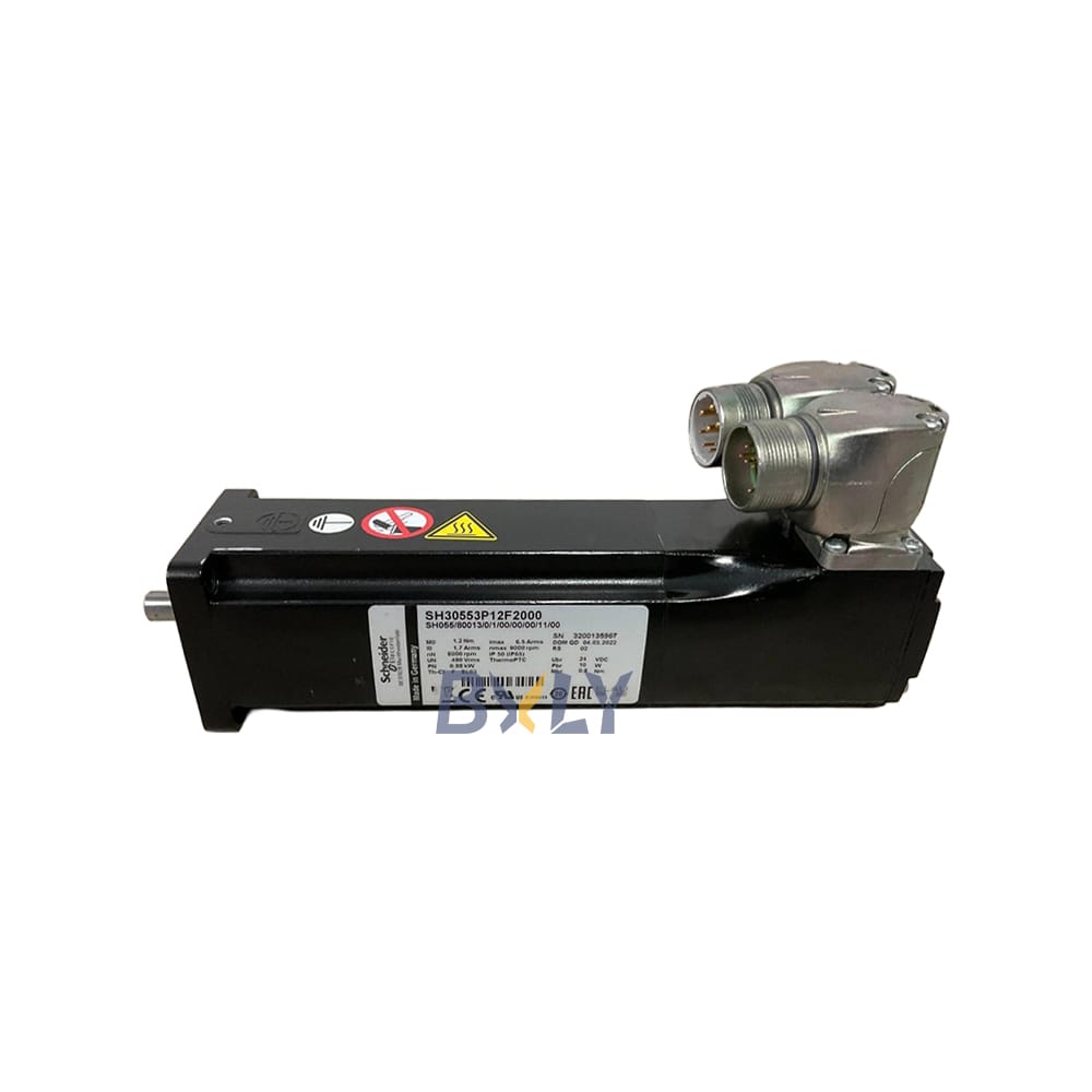 Schneider SH30553P12F2000 Servo Motor SH3 055 1.05NM Key Multiturn w Brake IP54/IP65 9000RPM Module