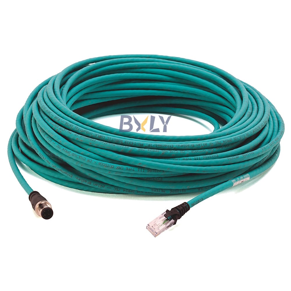 Allen Bradley Rockwell 1585D-M4TBJM-3 AB Micro D-Code, QD Style Ethernet Media Cable