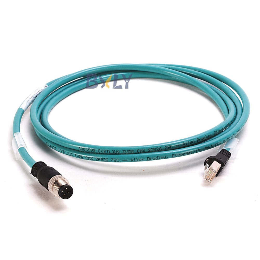 Allen Bradley Rockwell 1585D-M4UBJM-2 AB Micro D-Code, QD Style Ethernet Media Cable