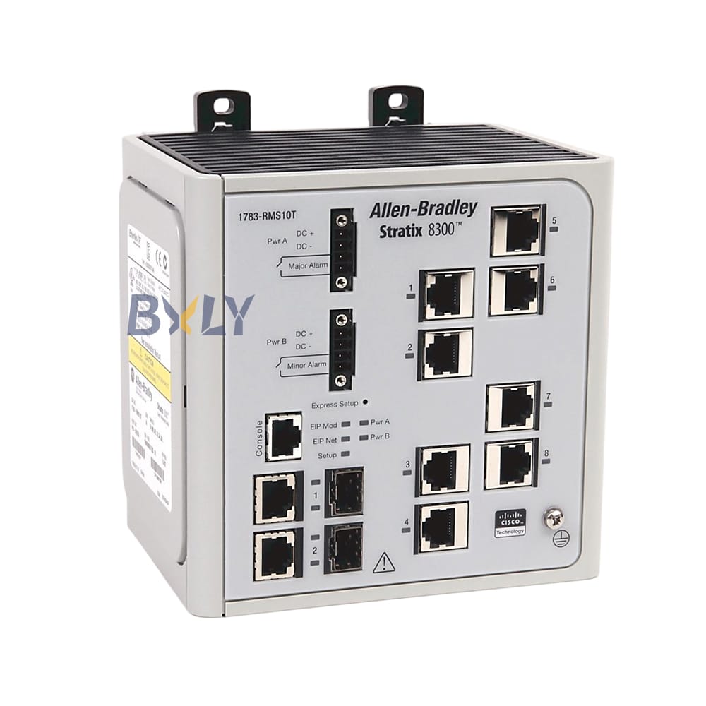 Allen Bradley Rockwell 1783-RMS10T AB Stratix 8300 10 Port Ethernet Switch Module