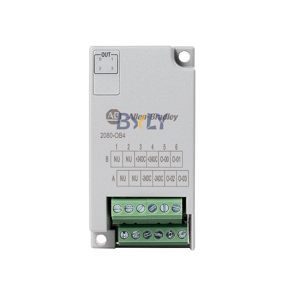 Allen Bradley Rockwell 2080-OB4 AB Micro800 4 Point Source Output Module