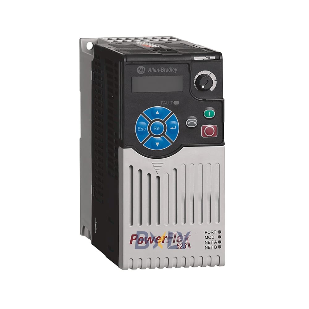 Allen Bradley Rockwell 25A-D2P3N104 AB PowerFlex 523 0.75KW 1HP AC Drive VFD Frequency Converter
