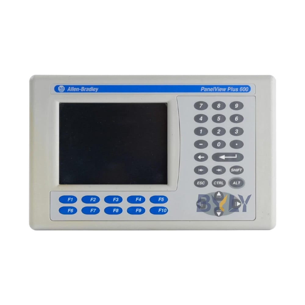 Allen Bradley Rockwell 2711P-B6M5D8 AB PanelView Plus 6 6 Gray/Touch DC RS232 Touch Screen Panel HMI
