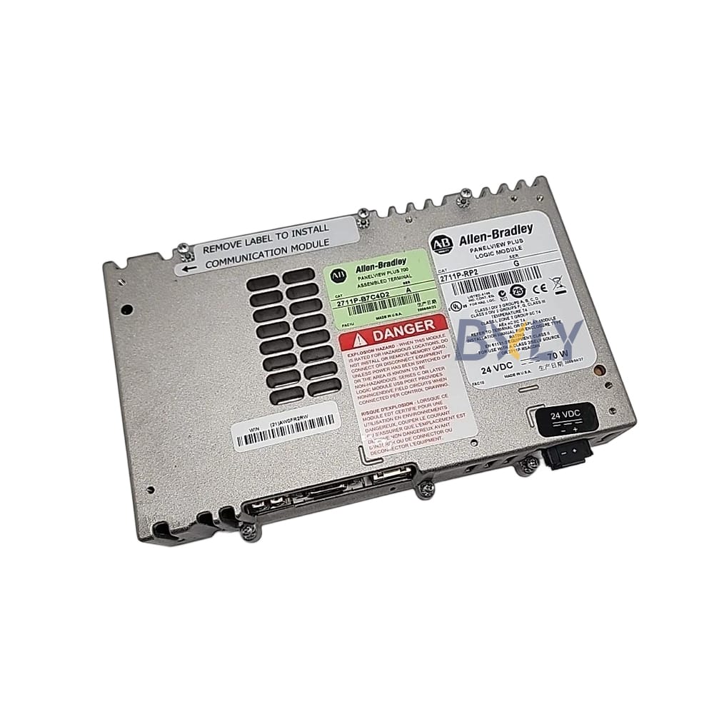 Allen Bradley Rockwell 2711P-RP2 AB PV Plus 128MB Flash Ram DC Logic Module