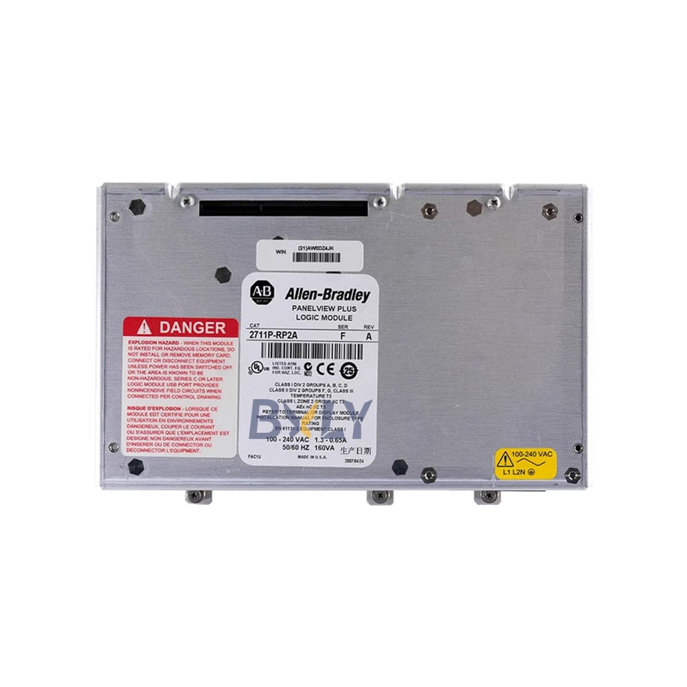 Allen Bradley Rockwell 2711P-RP2A AB PV Plus 128MB Flash Ram AC Logic Module