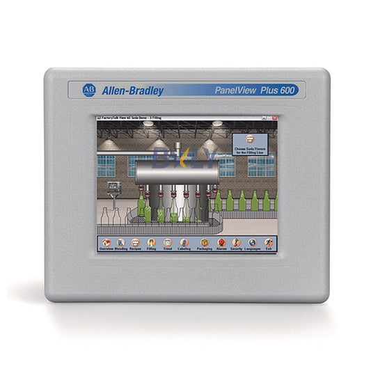 Allen Bradley Rockwell 2711P-T6C5D8 AB Panelview Plus 6 600 Operator Terminal Touch Screen Panel HMI