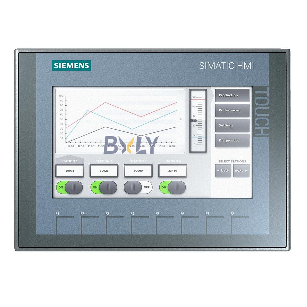 Siemens 6AV2123-2JB03-0AX0 Simatic HMI KTP900 Basic DP Panel, Key/touch Operation, 9" TFT Display