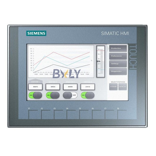 Siemens 6AV2123-2JB03-0AX0 Simatic HMI KTP900 Basic DP Panel, Key/touch Operation, 9" TFT Display