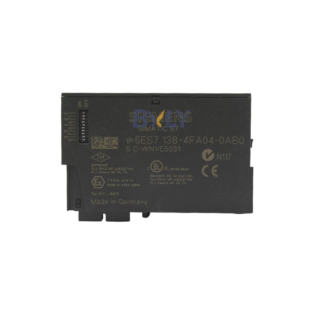 Siemens 6ES7138-4FA04-0AB0 Simatic DP Electronics Module for ET200S