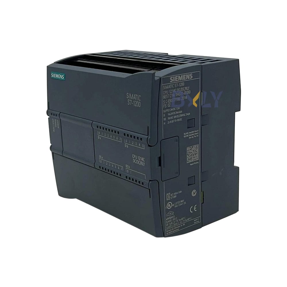 Siemens 6ES7214-1HG31-0XB0 CPU 1214CDC/DC/Relay 14DI/10DO/2AI