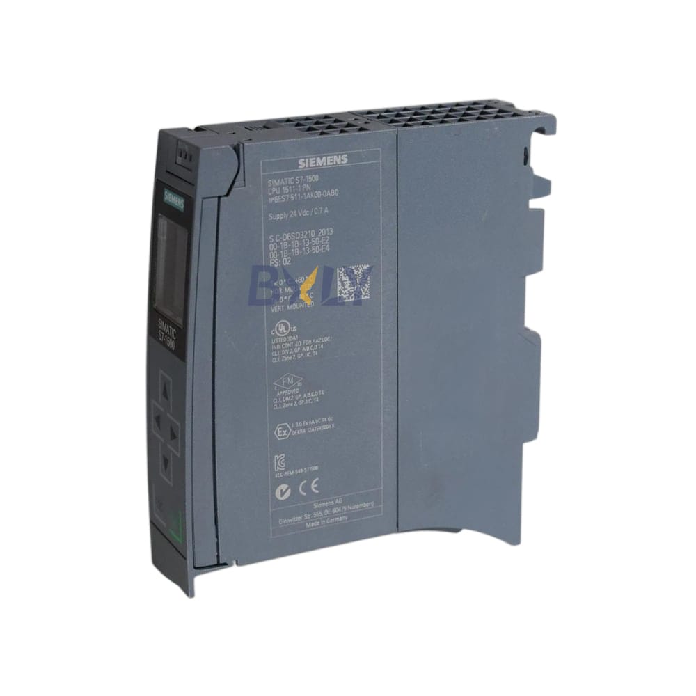 Siemens 6ES7511-1AK00-0AB0 Simatic S7-1500 CPU Module 1511-1 PN