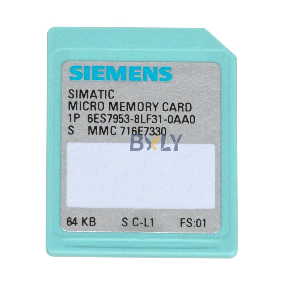 Siemens 6ES7953-8LF31-0AA0 Simatic Micro 64KB Memory Card