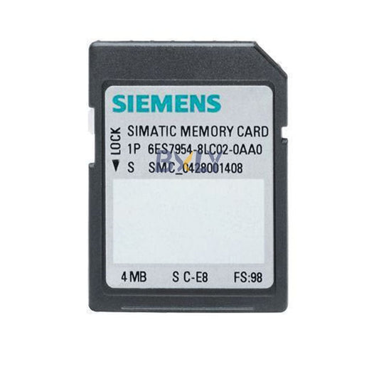 Siemens 6ES7954-8LC02-0AA0 Simatic S7-1200 CPU Micro 4MB Memory Card