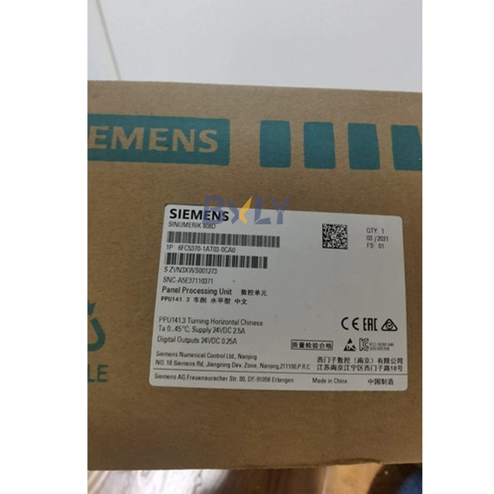 Siemens 6FC5370-1AT03-0CA0 SINUMERIK 808D T PPU 141.3 Horizontal CNC System with Current Software Version Chinese Layout