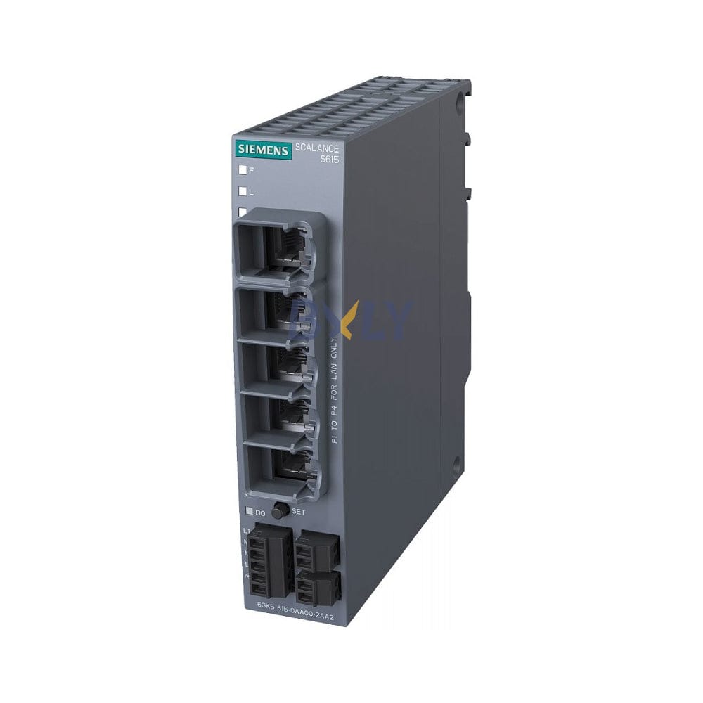 Siemens 6GK5615-0AA00-2AA2 Scalance S615 LAN Router Unmanaged IE Switch Module