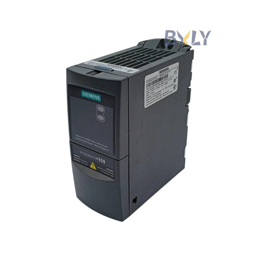 Siemens 6SE6420-2UD13-7AA1 Micromaster M420 Unfiltered AC Drive VFD w/o AOP/BOP