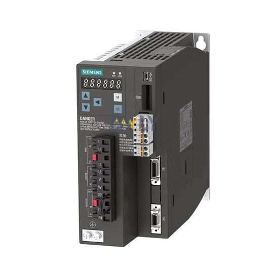 Siemens 6SL3210-5FE12-0UA0 Sinamics V90 Servo Drive Controller, Input Voltage 380-480 V
