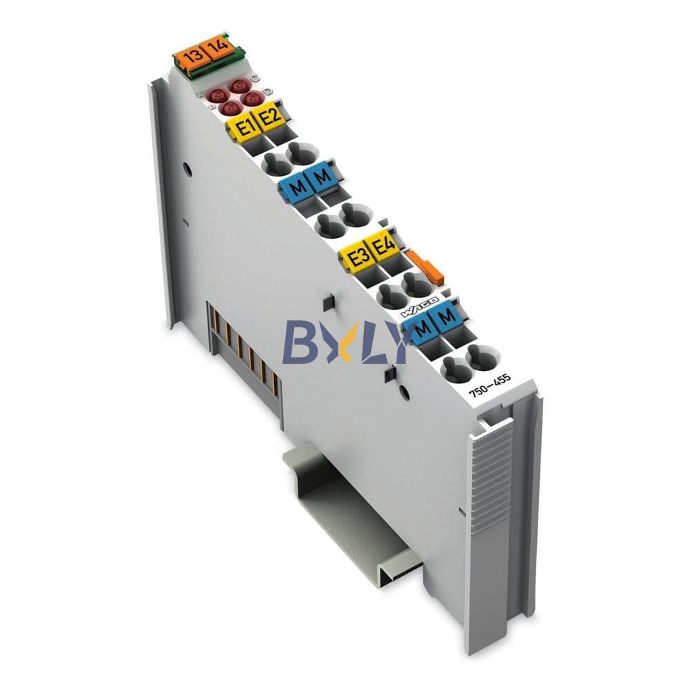 Wago-I/O System 750-455 4 Channel Analog Input Module PLC