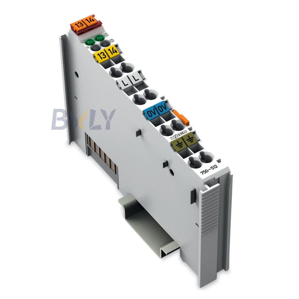 Wago-I/O System 750-512 2-Channel Relay Output Module PLC Terminal Block