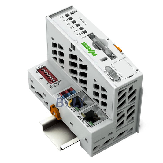 Wago-I/O System 750-8100 2 ETHERNET Controller PFC100 Module PLC Terminal Block