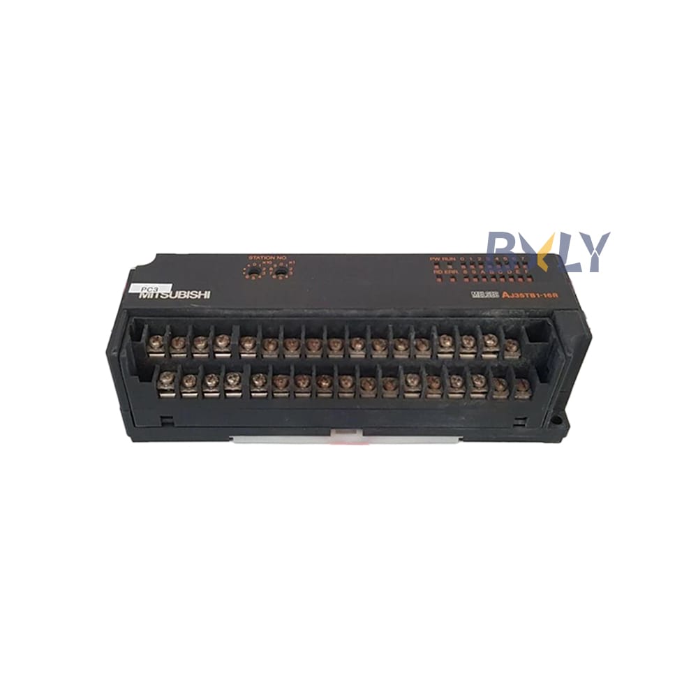 Mitsubishi AJ35TB1-16R Melsec A Series Digital I/O Remote Unit Module PLC Programmable Logic Controller