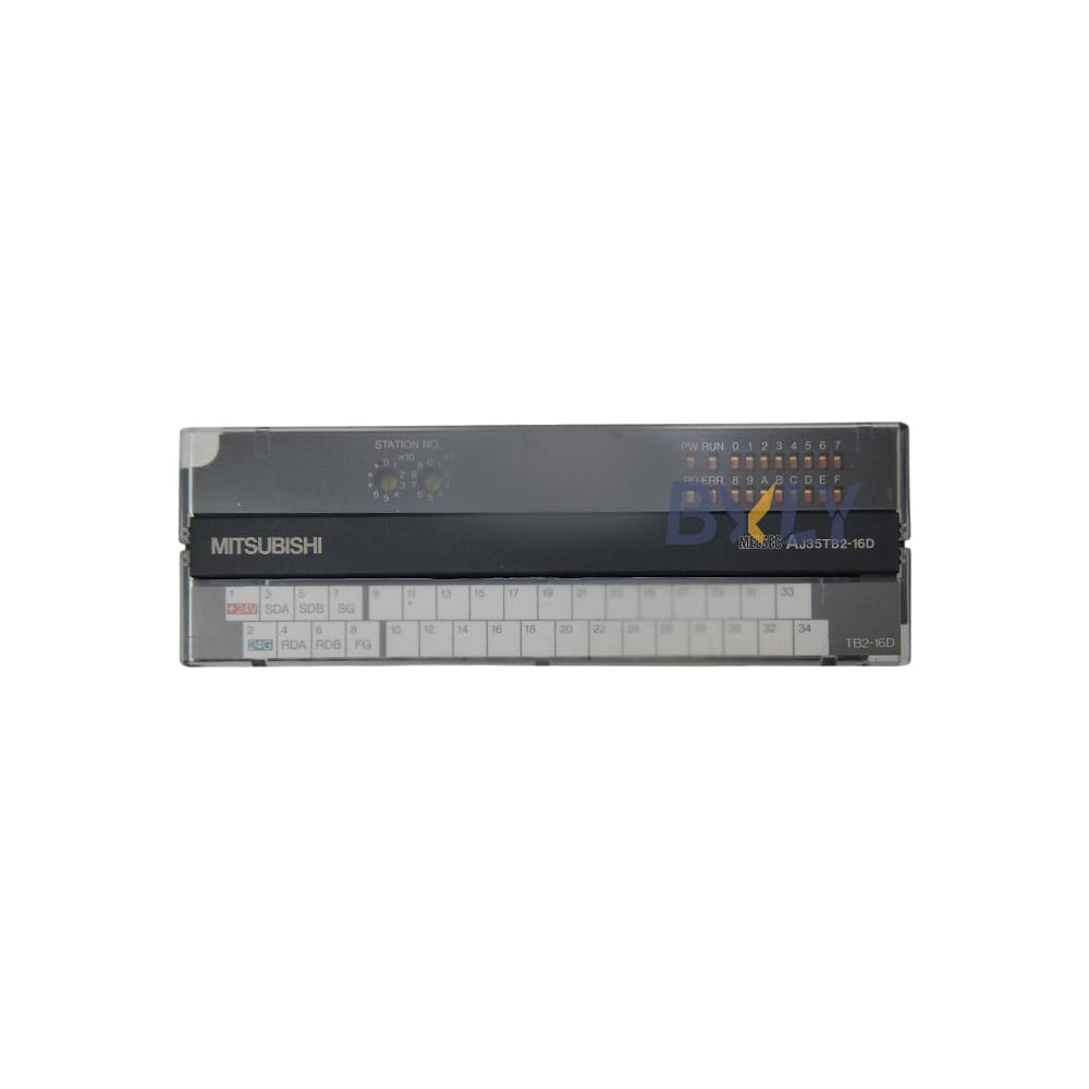 Mitsubishi AJ35TB2-16D Melsec A Series Digital I/O Remote Unit Module PLC Programmable Logic Controller