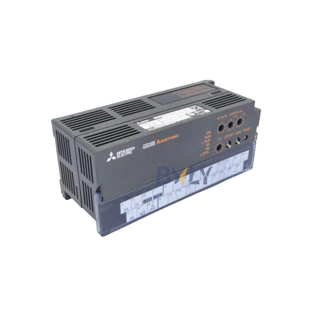 Mitsubishi AJ65BT-64AD Melsec A Series Analog Voltage/Current Remote Input Unit Module PLC Programmable Logic Controller