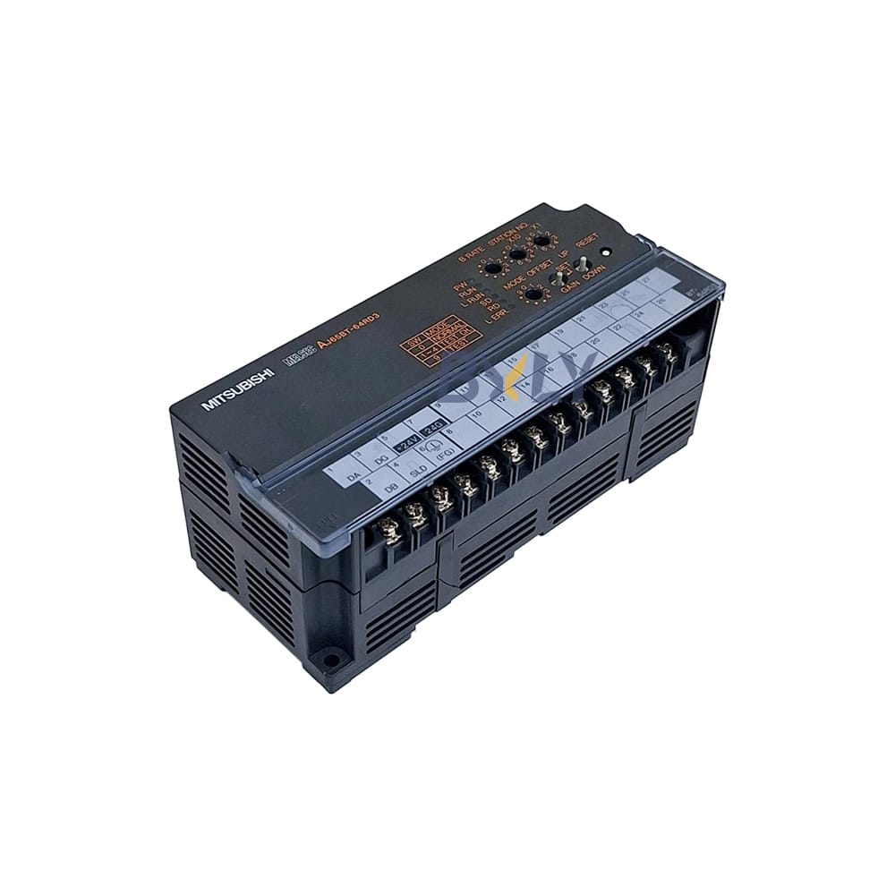Mitsubishi AJ65BT-64RD3 Melsec A Series Analog 3-Wire RTD Remote Input Unit Module PLC Programmable Logic Controller