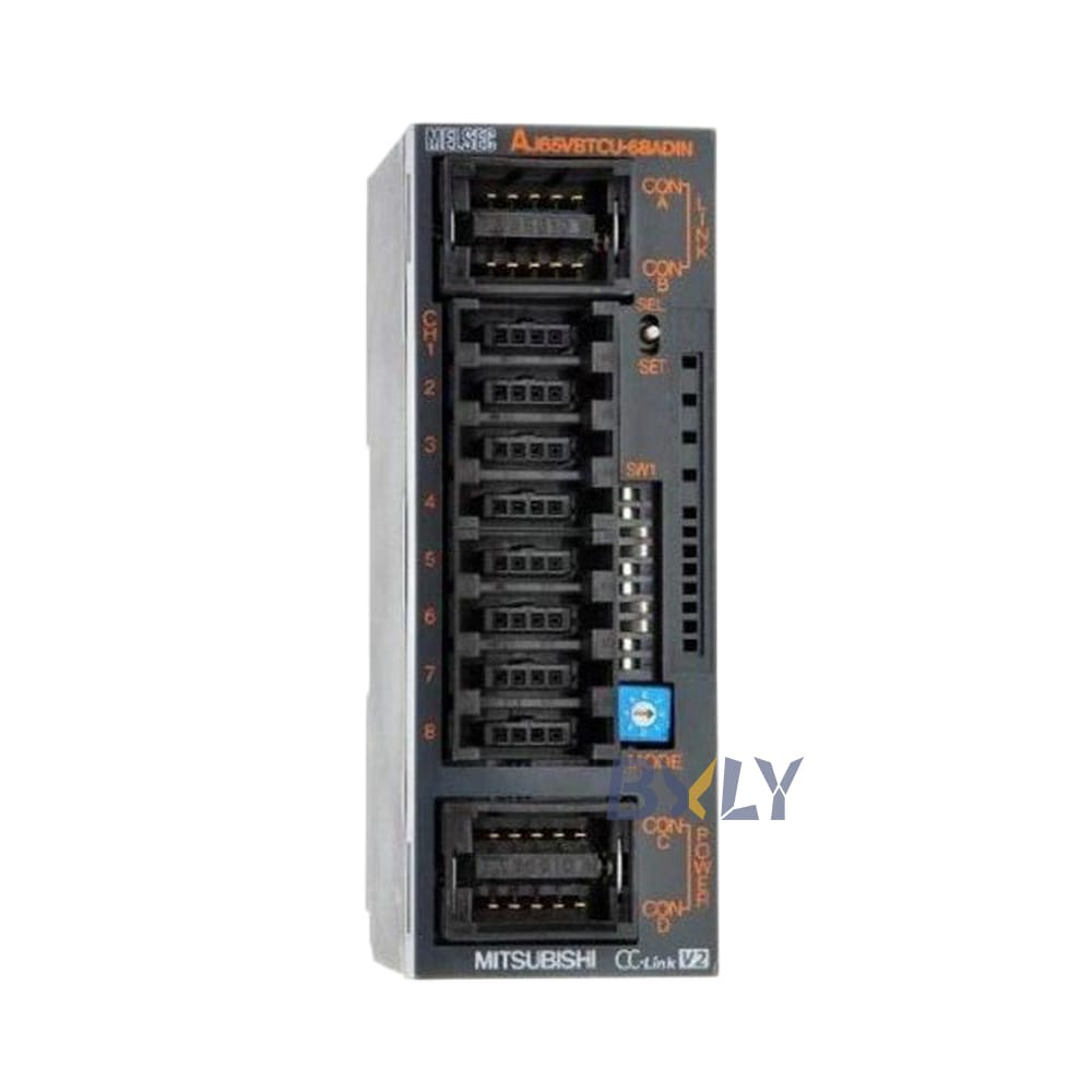 Mitsubishi AJ65VBTCU-68ADIN Melsec A Series Analog Current Remote Input Unit Module PLC Programmable Logic Controller