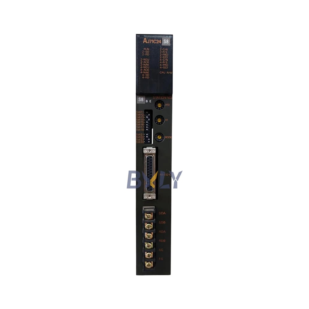 Mitsubishi AJ71C24-S8 Computer Link Communication Module PLC Programmable Logic Controller