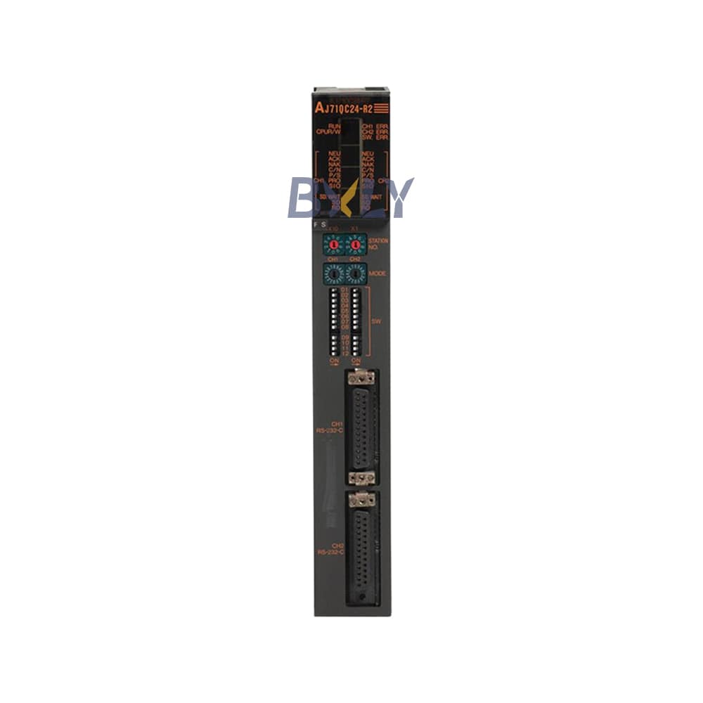 Mitsubishi AJ71QC24-R2 Melsec A QnAS Series Communication Interface Module PLC Programmable Logic Controller