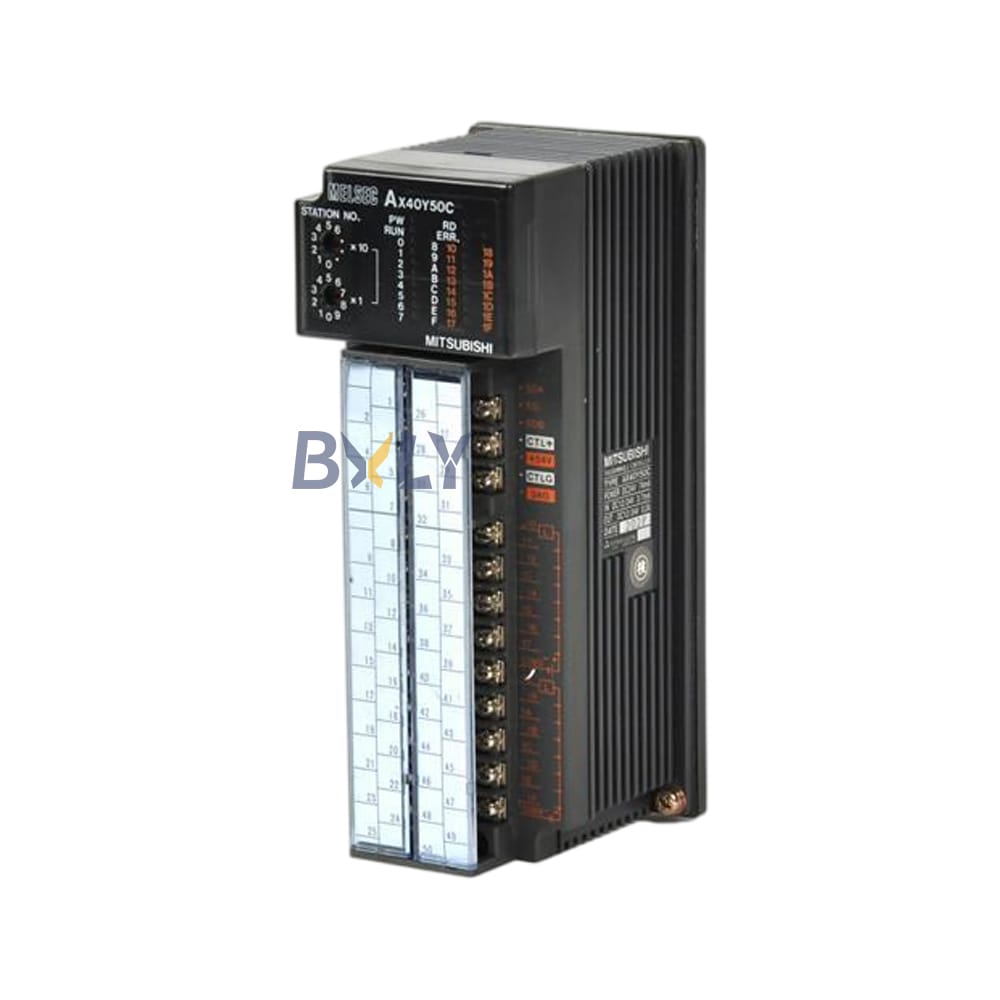 Mitsubishi AX40Y50C Melsec A Series Combined Digital I/O Unit Module PLC Programmable Logic Controller