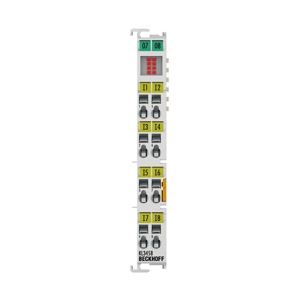 Beckhoff KL3458 8 Channel Analog Input BUS Terminal Module PLC Programmable Logic Controller